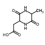 CAS#: 110954-19-3， (5-Methyl-3,6-Dioxo-2-Piperazinyl)Acetic Acid