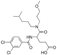 CAS#: 111106-24-2， 4-[(3,4-Dichlorobenzoyl)Amino]-5-(3-Methoxypropyl-(4-Methylpentyl)Amino)-5-Oxopentanoic Acid