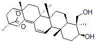 CAS#: 111150-27-7， (3beta,4beta,20beta,22beta)-3,22,23-Trihydroxyoleana-11,13(18)-Dien-29-Oic Acid gamma-Lactone