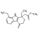 CAS#: 111478-84-3， Methyl (1,8-Diethyl-4-Oxo-1,3,4,9-Tetrahydropyrano[3,4-b]Indol-1-Yl)Acetate