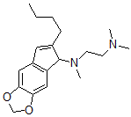 CAS#: 111676-86-9， 2-Butyl-1-(N-Methyl-N-(2-(N',N'-Dimethylamino)Ethyl)Amino)-5,6-Methylenedioxyindene