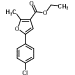 CAS#: 111787-84-9， Ethyl 5-(4-Chlorophenyl)-2-Methyl-3-Furoate