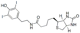 CAS#: 112242-37-2， N-(4-Hydroxy-3,5-diiodophenylethyl)biotin amide