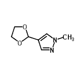 CAS 登录号：112705-50-7， 4-(1,3-二氧戊环-2-基)-1-甲基-1H-吡唑