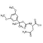 CAS 登录号：112772-46-0， N<sup>2</sup>-({[2-(3,5-二甲氧基苯基)-2-丙基]氧基}羰基)-L-天冬氨酰胺