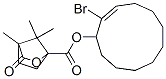 CAS 登录号：112927-19-2， [(2E)-2-溴-1-环十一碳-2-烯基](1S,4R)-1,7,7-三甲基-2-氧代-3-氧杂双环[2.2.1]庚烷-4-羧酸酯