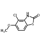 CAS 登录号：113206-08-9， 4-氯-5-甲氧基-1,3-苯并噻唑-2(3H)-酮