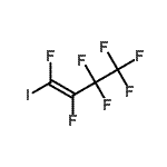 结构式 CAS# 113612-30-9, (1Z)-1,2,3,3,4,4,4-七氟-1-碘-1-丁烯