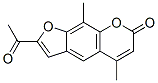 CAS#: 114460-33-2， 2-Acetyl-5,9-dimethyl-7H-furo(3,2-g)(1)benzopyran-7-one