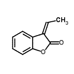 CAS 登录号：114524-41-3， (3Z)-3-亚乙基-1-苯并呋喃-2(3H)-酮