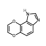CAS 登录号：114535-43-2， 1H-[1,4]二恶英并[2,3-e]苯并咪唑