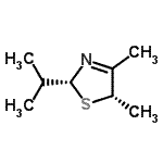 CAS 登录号：115152-69-7， (2R,5S)-2-异丙基-4,5-二甲基-2,5-二氢-1,3-噻唑