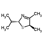 CAS 登录号：115152-70-0， (2R,5R)-2-异丙基-4,5-二甲基-2,5-二氢-1,3-噻唑