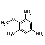 CAS#: 115423-85-3， 4-Methoxy-5-Methyl-1,3-Benzenediamine
