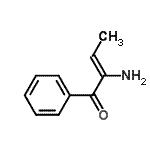 CAS 登录号：115975-53-6， (2Z)-2-氨基-1-苯基-2-丁烯-1-酮