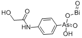 CAS#: 116-49-4， [4-[(2-Hydroxyacetyl)Amino]Phenyl]-Oxobismuthanyloxyarsinic Acid