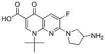 CAS 登录号：116163-01-0， 7-(3-氨基吡咯烷-1-基)-1-叔丁基-6-氟-4-氧代-1,8-萘啶-3-羧酸