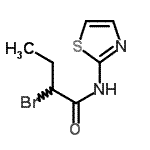 CAS 登录号：116200-99-8， 2-溴-N-(1,3-噻唑-2-基)丁酰胺