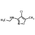 CAS#: 116545-14-3， 4-Chloro-N-Ethyl-5-Methyl-1,2-Oxazol-3-Amine