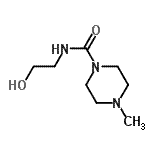 CAS 登录号：116818-76-9， N-(2-羟基乙基)-4-甲基-1-哌嗪甲酰胺