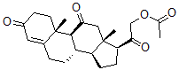 CAS#: 1173-27-9， [2-[(8S,9S,10R,13S,14S,17S)-10,13-Dimethyl-3,11-Dioxo-2,6,7,8,9,12,14,15,16,17-Decahydro-1H-Cyclopenta[a]Phenanthren-17-Yl]-2-Oxoethyl] Acetate
