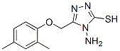 CAS#: 117480-89-4， 4-Amino-5-[(2,4-Dimethylphenoxy)Methyl]-4H-1,2,4-Triazole-3-Thiol