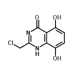 CAS#: 117498-06-3， 2-(Chloromethyl)-5,8-Dihydroxy-4(1H)-Quinazolinone