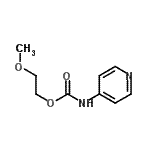 CAS#: 117652-48-9， 2-Methoxyethyl 4-Pyridinylcarbamate
