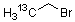 structure of CAS# 117890-45-6, Bromo(2-<Sup>13</Sup>C)Ethane;Bromoethane-2-13C;Ethyl-2-13C bromide;488267_ALDRICH