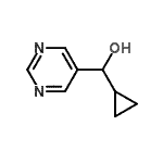 CAS 登录号：117975-22-1， 环丙基(5-嘧啶基)甲醇
