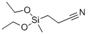 CAS#: 1186-11-4， 3-(Diethoxy-Methylsilyl)Propanenitrile