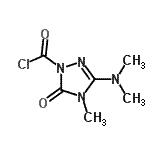 CAS#: 118846-72-3， 3-(Dimethylamino)-4-Methyl-5-Oxo-4,5-Dihydro-1H-1,2,4-Triazole-1-Carbonyl Chloride