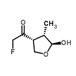 CAS 登录号：119232-96-1， 2-氟-1-[(3R,4S,5S)-5-羟基-4-甲基四氢-3-呋喃基]乙酮