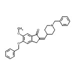 CAS#: 120013-75-4， (2Z)-5-(Benzyloxy)-2-[(1-Benzyl-4-Piperidinyl)Methylene]-6-Methoxy-1-Indanone