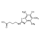 CAS#: 120164-96-7， 4-[(6-Hydroxy-4,5,7-Trimethyl-1,3-Benzothiazol-2-Yl)Amino]Butanoic Acid