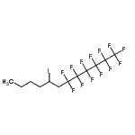 结构式 CAS# 120695-82-1, 1,1,1,2,2,3,3,4,4,5,5,6,6-十三氟-8-碘十二烷