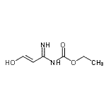 CAS#: 120814-63-3， Ethyl [(2E)-3-hydroxy-2-propenimidoyl]carbamate