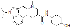 CAS#: 121566-75-4， (8beta(trans))-N-(4-Hydroxycyclohexyl)-6-Methyl-1-(1-Methylethyl)-Ergoline-8-Carboxamide