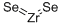 结构式 CAS# 12166-47-1, 硒化锆