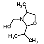CAS 登录号：121898-70-2， (2-异丙基-4-甲基-1,3-恶唑烷-3-基)甲醇