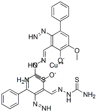 CAS#: 121995-85-5， Copper 2-[(E)-(Carbamothioylhydrazinylidene)Methyl]-6-Methoxy-4-Phenyl Diazenyl-Phenolate
