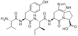 CAS#: 122483-84-5， Angiotensin II (3-7) pentapeptide