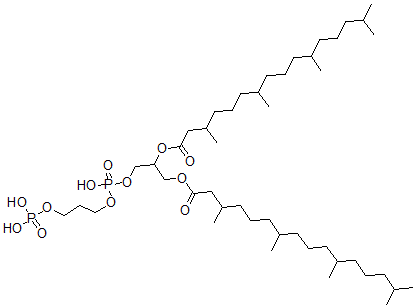 CAS#: 122652-45-3， [1-(Hydroxy-(3-Phosphonooxypropoxy)Phosphoryl)Oxy-3-(3,7,11,15-Tetramethylhexadecanoyloxy)Propan-2-Yl] 3,7,11,15-Tetramethylhexadecanoate
