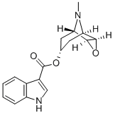 CAS#: 122732-06-3， Indole-3-carboxyl acid 9-methyl-3-oxa-9-azatricyclo(3.3.1.0(2,4))non-7-yl ester
