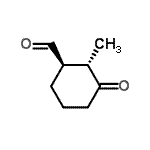 CAS#: 123101-01-9， (1R,2S)-2-Methyl-3-Oxocyclohexanecarbaldehyde