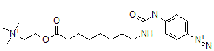 CAS#: 123252-23-3， 2-[8-[[(4-Diazoniophenyl)-Methylcarbamoyl]Amino]Octanoyloxy]Ethyl-Trimethylazanium