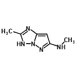 CAS#: 123363-55-3， N,2-Dimethyl-1H-Pyrazolo[1,5-b][1,2,4]Triazol-6-Amine