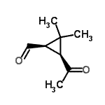 CAS#: 124150-82-9， (1R,3S)-3-Acetyl-2,2-Dimethylcyclopropanecarbaldehyde