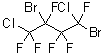 结构式 CAS# 124311-10-0, 1,3-二溴-1,4-二氯-1,2,2,3,4,4-六氟丁烷