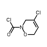 CAS#: 124739-91-9， 4-Chloro-3,6-Dihydro-2H-1,2-Oxazine-2-Carbonyl Chloride